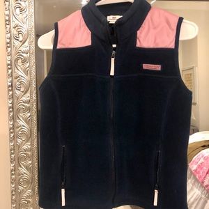 Vineyard Vines Navy Shep Vest — Boys L